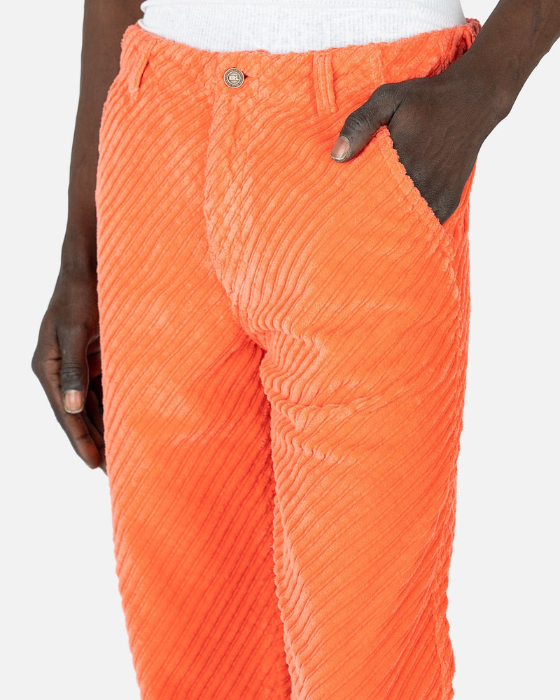 ERL Men's Pants Woven Cargo Pants in Pink/Orange