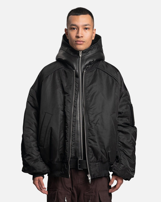 Juun.J Men's Jackets Woven Jumper in Black