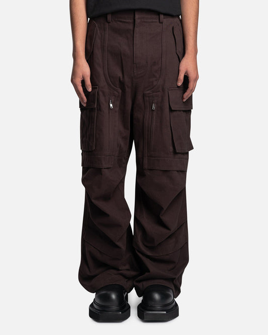 Juun.J Men's Pants Woven Pants in Brown