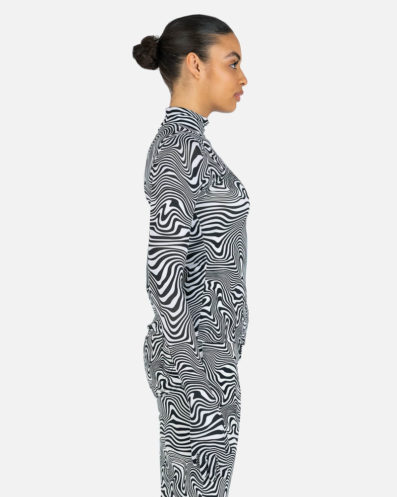 VETEMENTS Women Tops Zebra Styling Top in Black/White