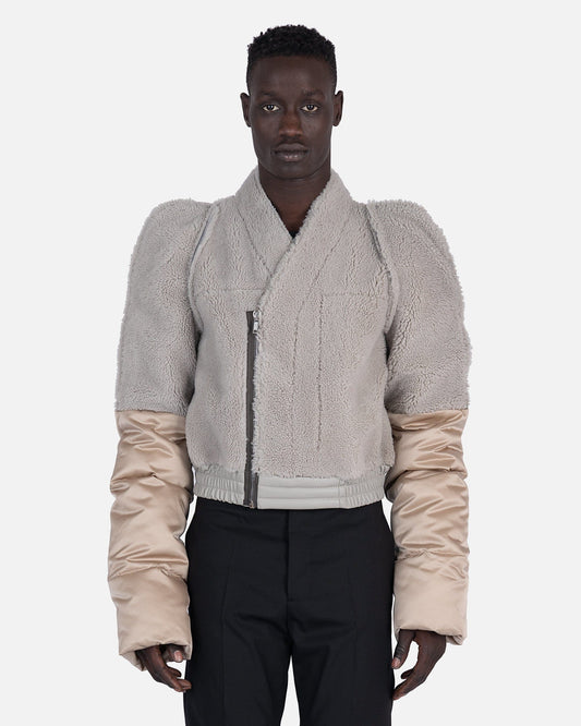 Rick Owens Men's Jackets Zionic Bomber in Pearl