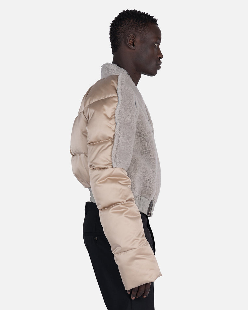Rick Owens Men's Jackets Zionic Bomber in Pearl