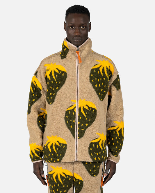 JW Anderson Men's Jackets Zip Front Casual Jacket in Natural