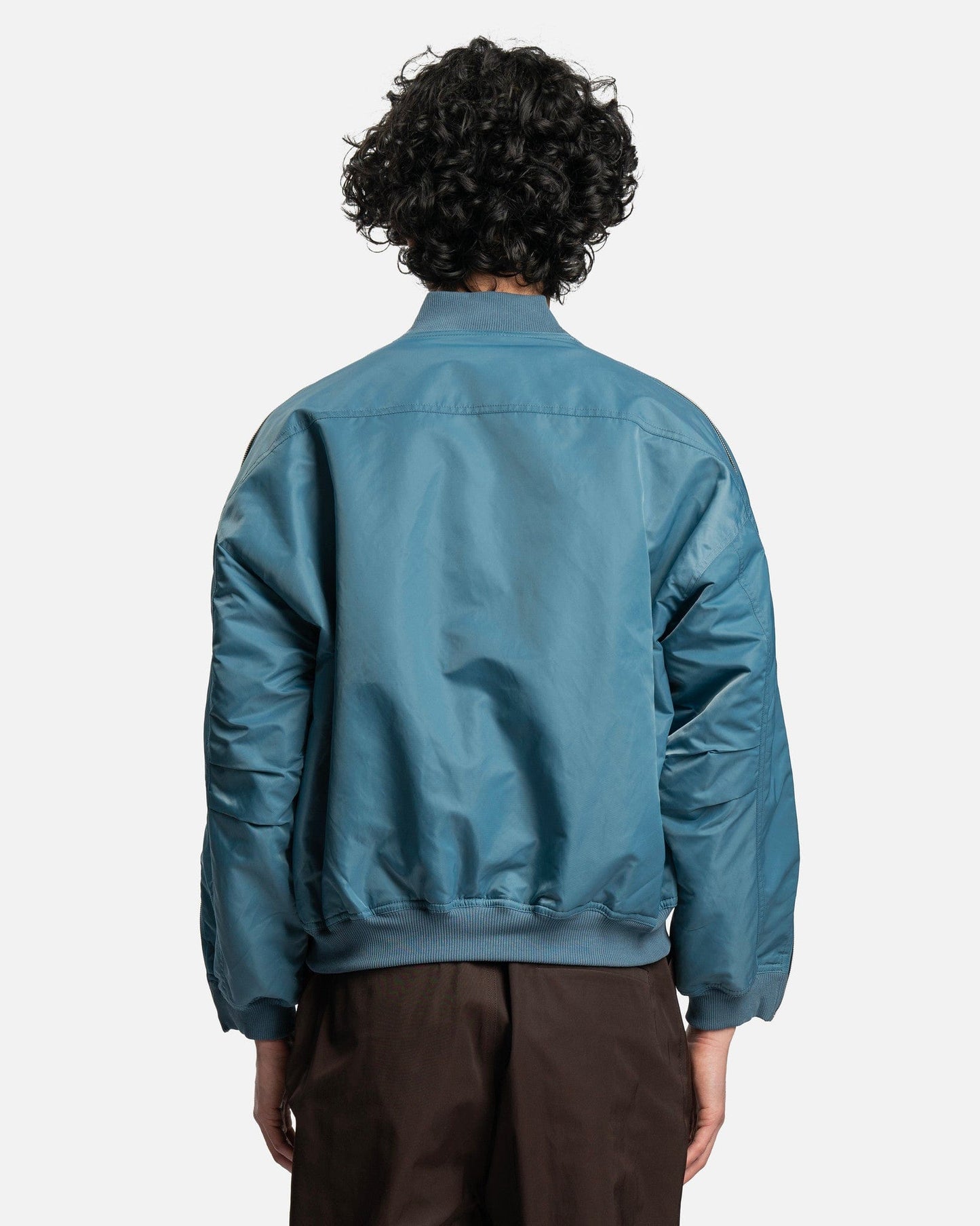 FFFPOSTALSERVICE Zip MA-1 Jacket in Blue