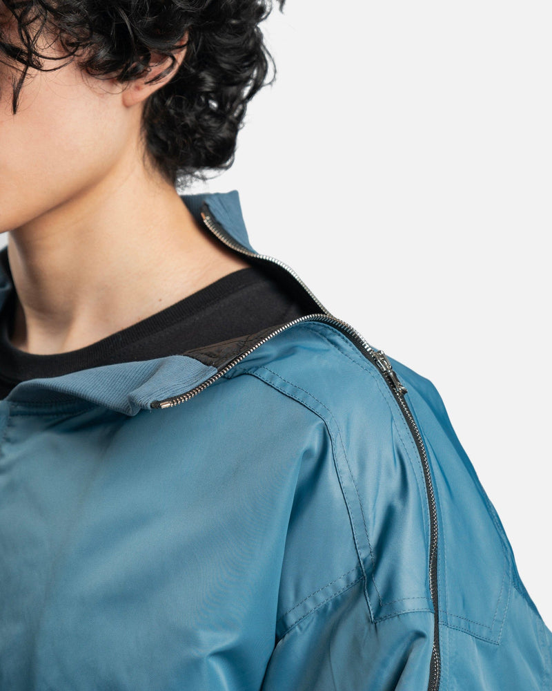 FFFPOSTALSERVICE Zip MA-1 Jacket in Blue