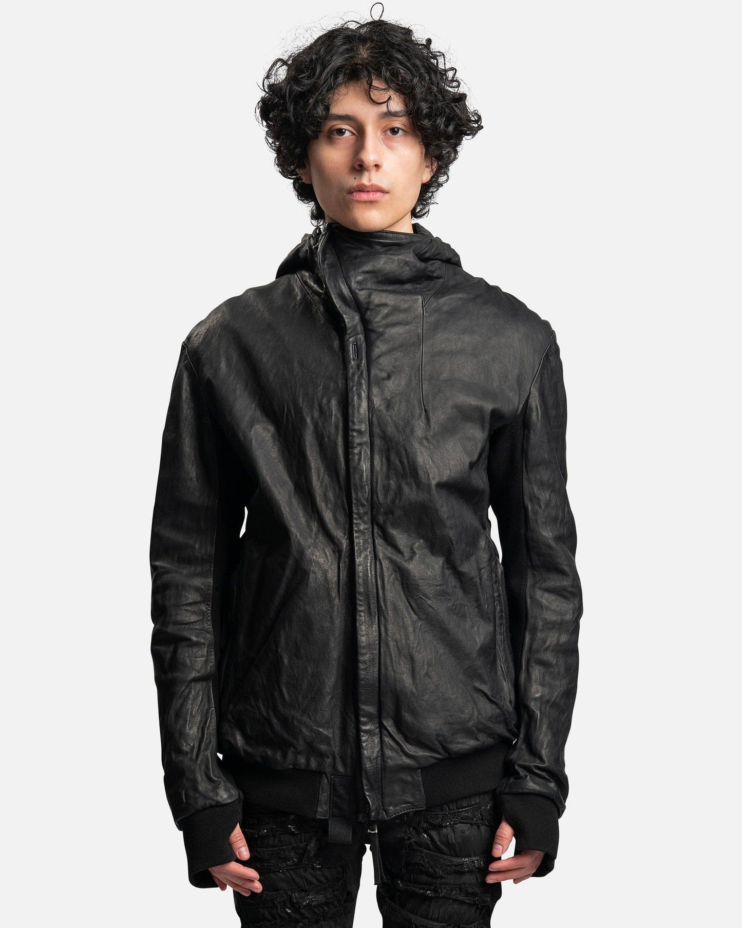 Boris Bidjan Saberi Men's Jackets Zipper 22.1 Jacket in Black