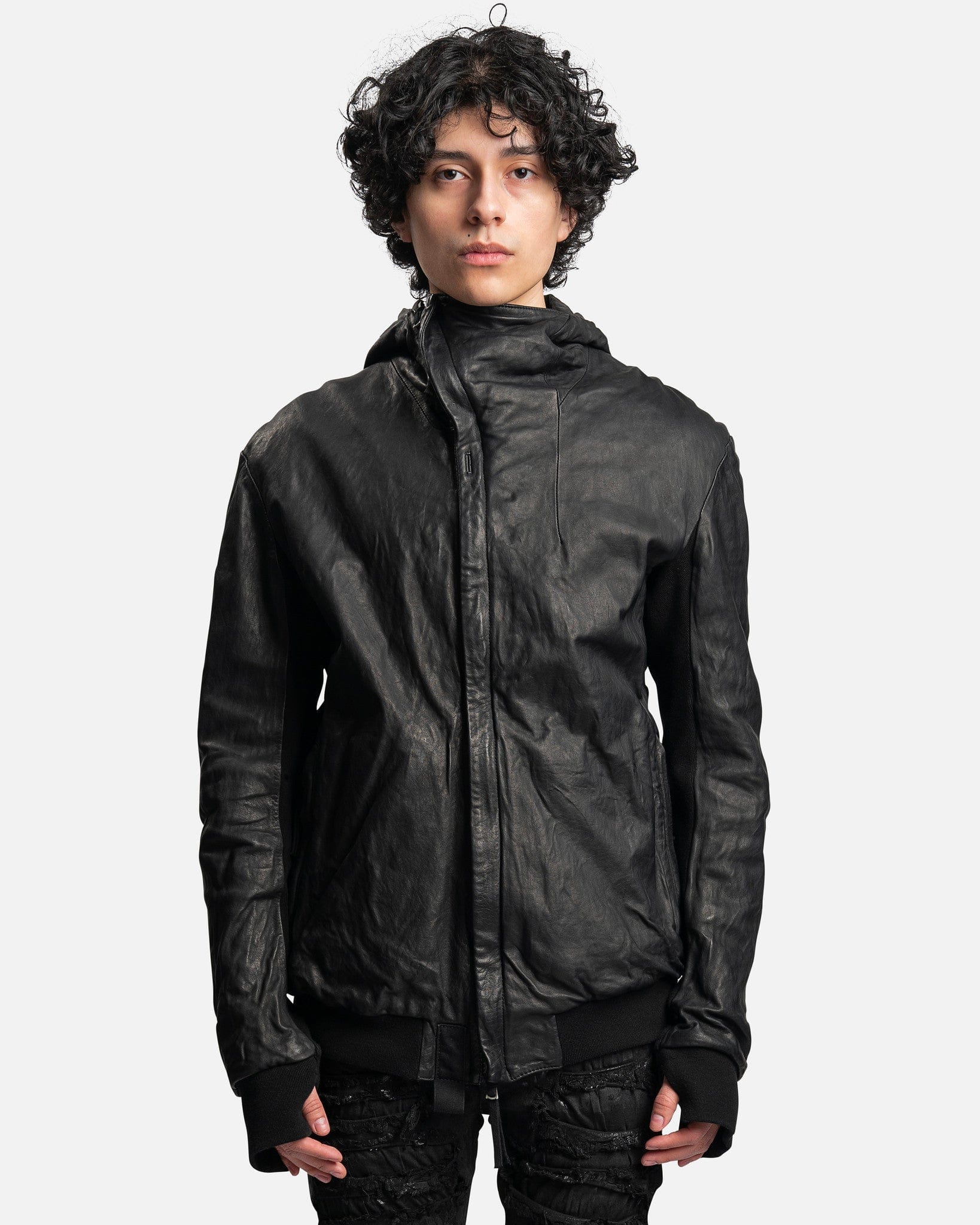 Boris Bidjan Saberi Men's Jackets Zipper 22.1 Jacket in Black