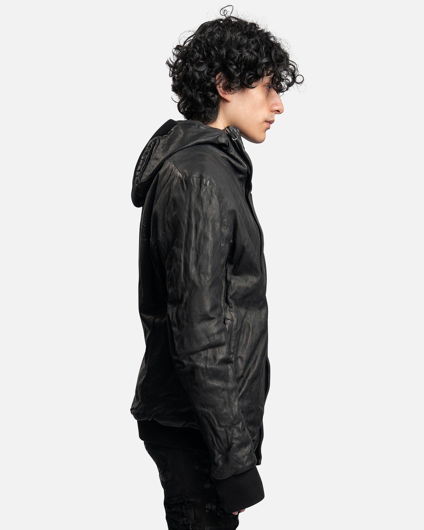 Boris Bidjan Saberi Men's Jackets Zipper 22.1 Jacket in Black