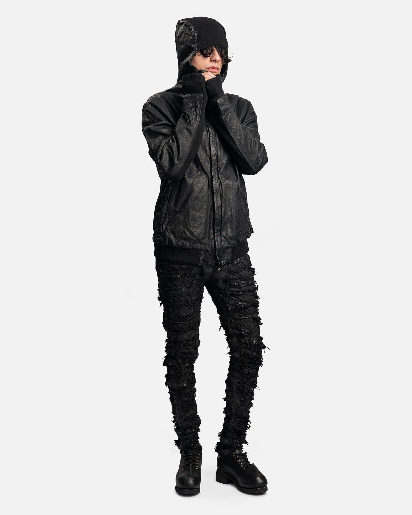 Boris Bidjan Saberi Men's Jackets Zipper 22.1 Jacket in Black