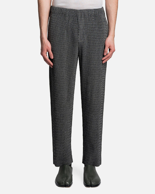 Homme Plissé Issey Miyake Men's Pants Zipper Chain Pants in Black